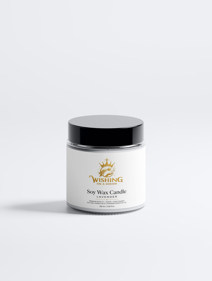Soy Wax Candle, Lavender